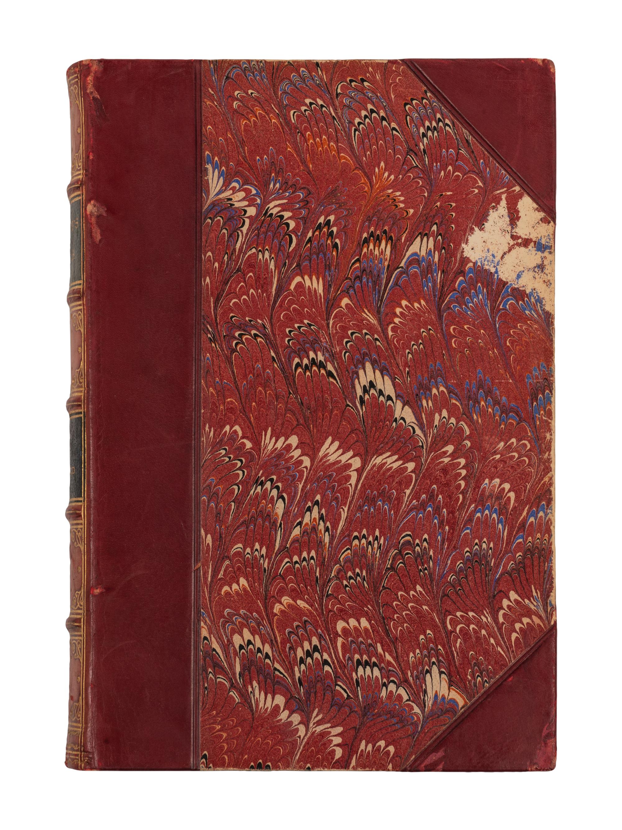 A Set of Eight Leather Bindings of Works by Edward Bulwer-Lytton