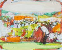 Fred Conway, (American, 1900-1972), Three works: Untitled Abstracts