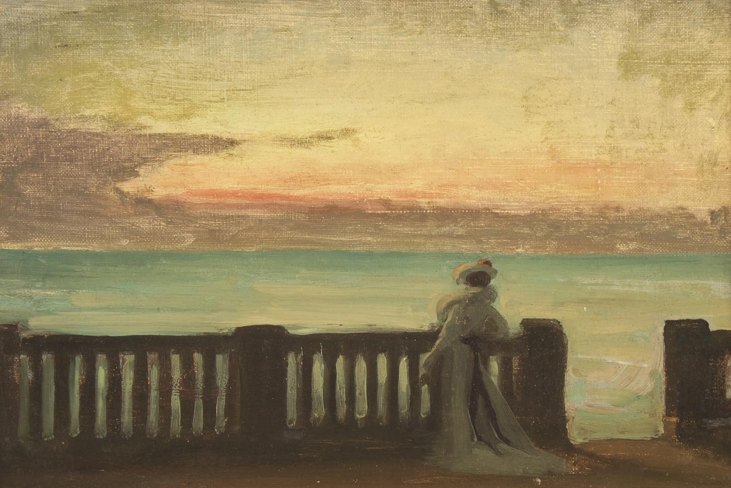 Élégante au Balcon, 1890