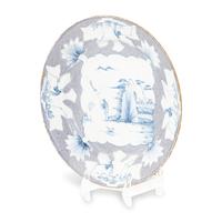 An English Delftware Wincanton Decorated Plate