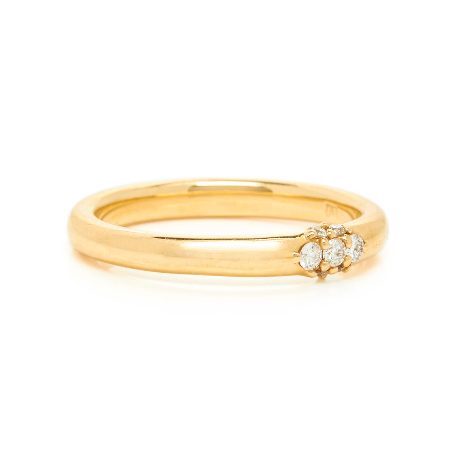 ANNA SHEFFIELD, YELLOW GOLD AND DIAMOND 'CELESTINE' RING