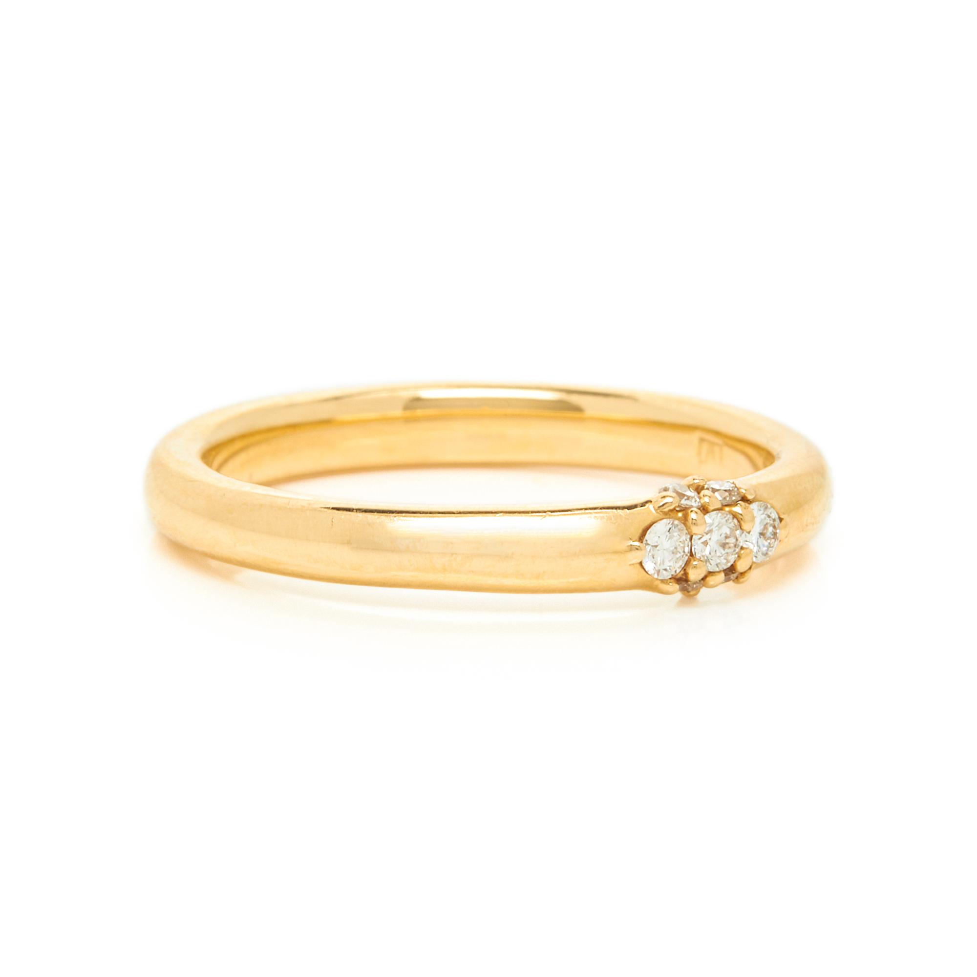 ANNA SHEFFIELD, YELLOW GOLD AND DIAMOND 'CELESTINE' RING
