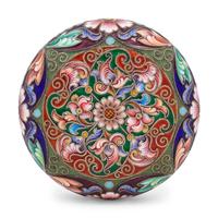 A Feodor Ruckert Enameled Snuff Box