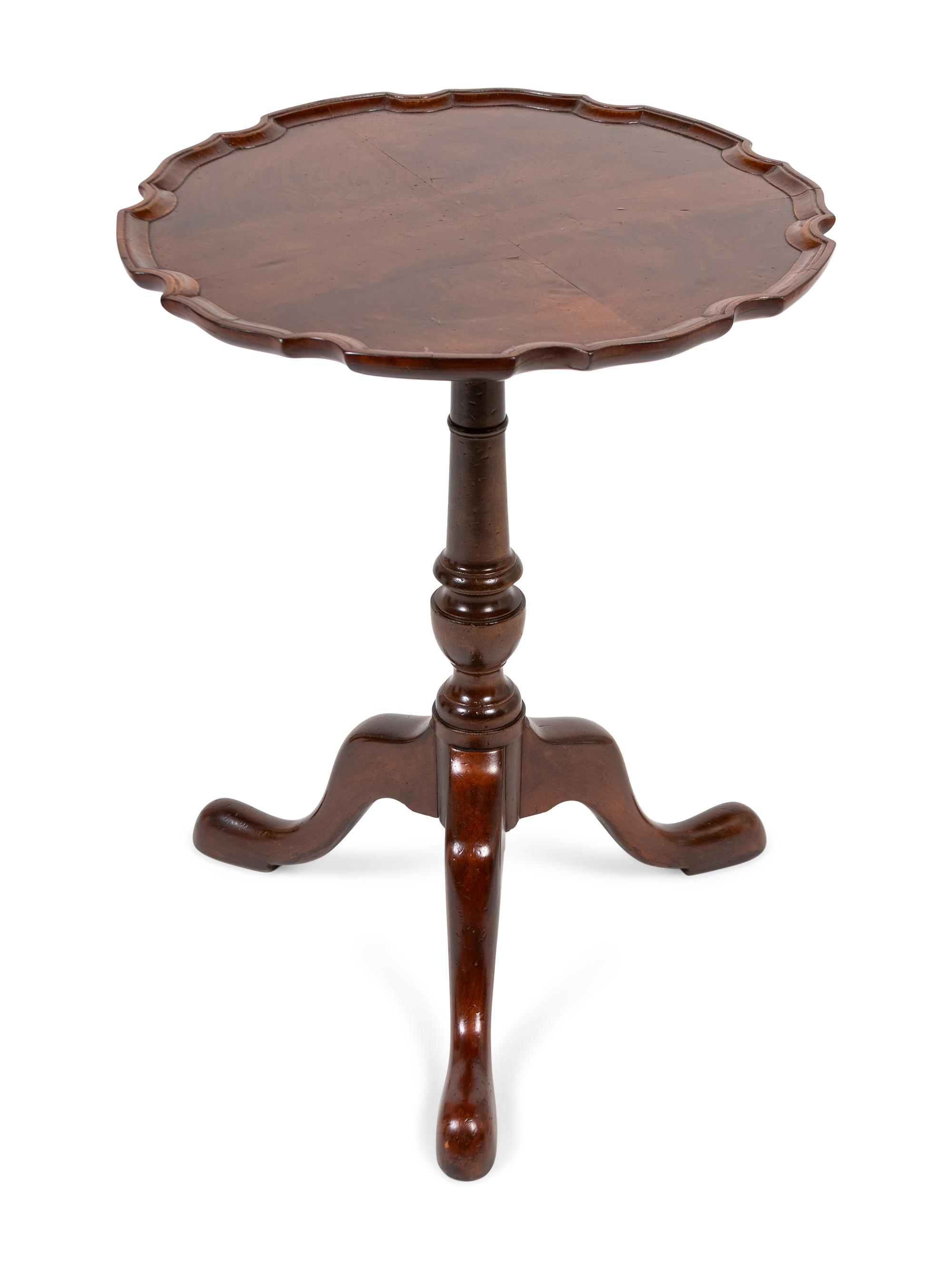 A George III Style Mahogany Tilt-Top Table