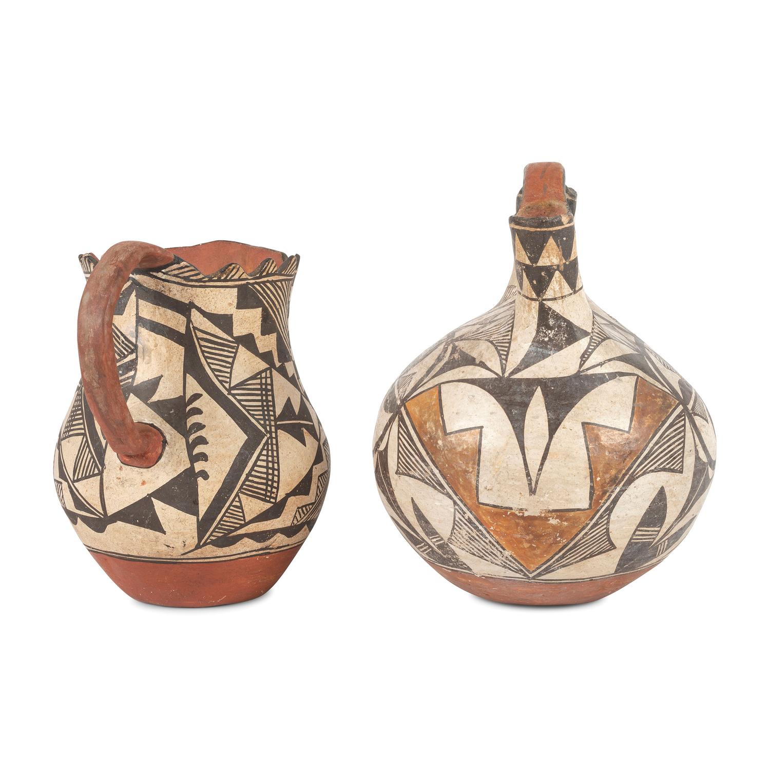 Acoma Pottery Pitcher and Wedding Jar