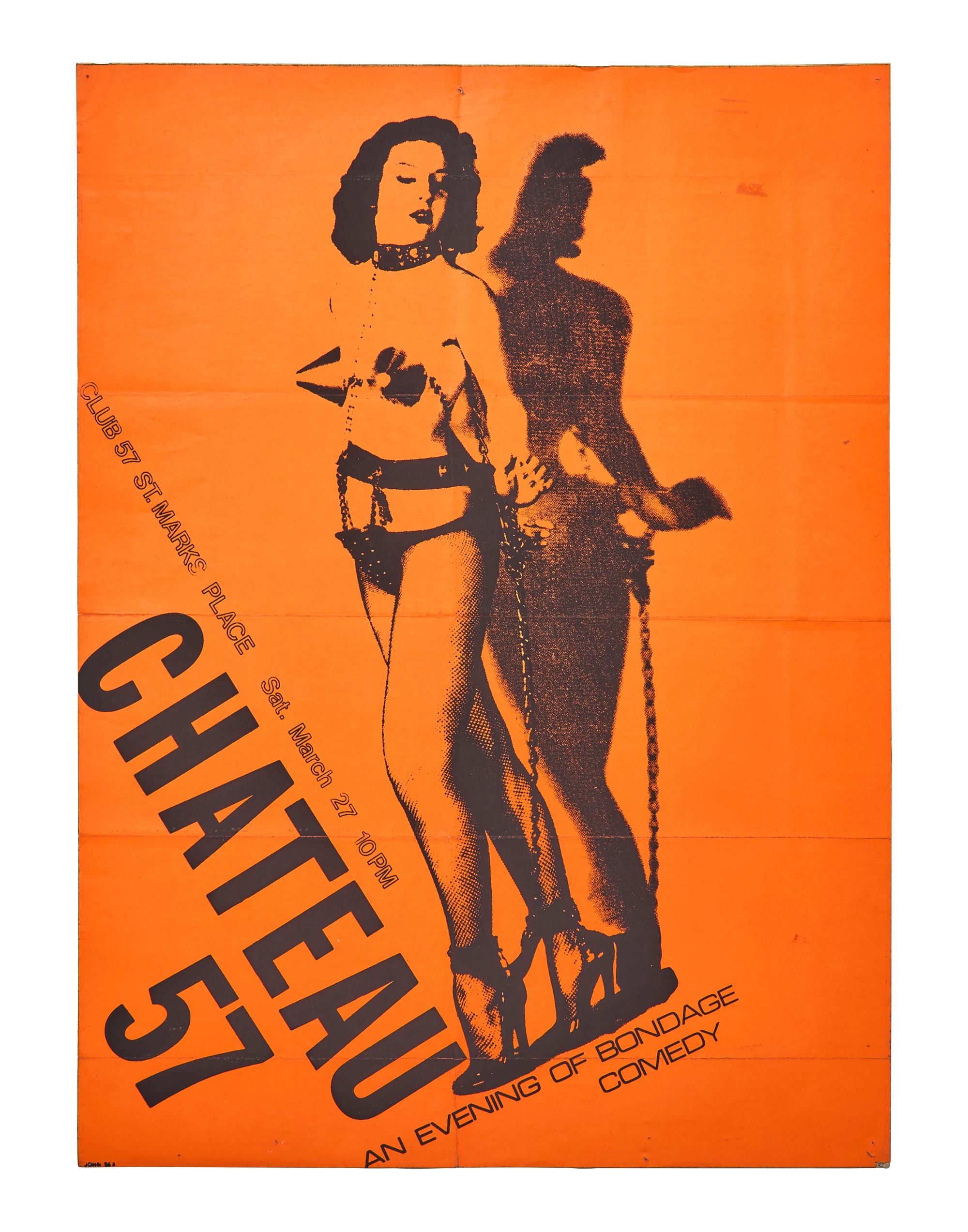 [Art] Sex, John (John McLaughlin). Chateau 57 An Evening of Bondage Comedy