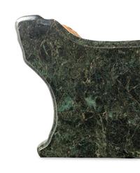 A Pair of Régence Style Gilt Bronze Mounted Tulipwood Marble-Top Commodes