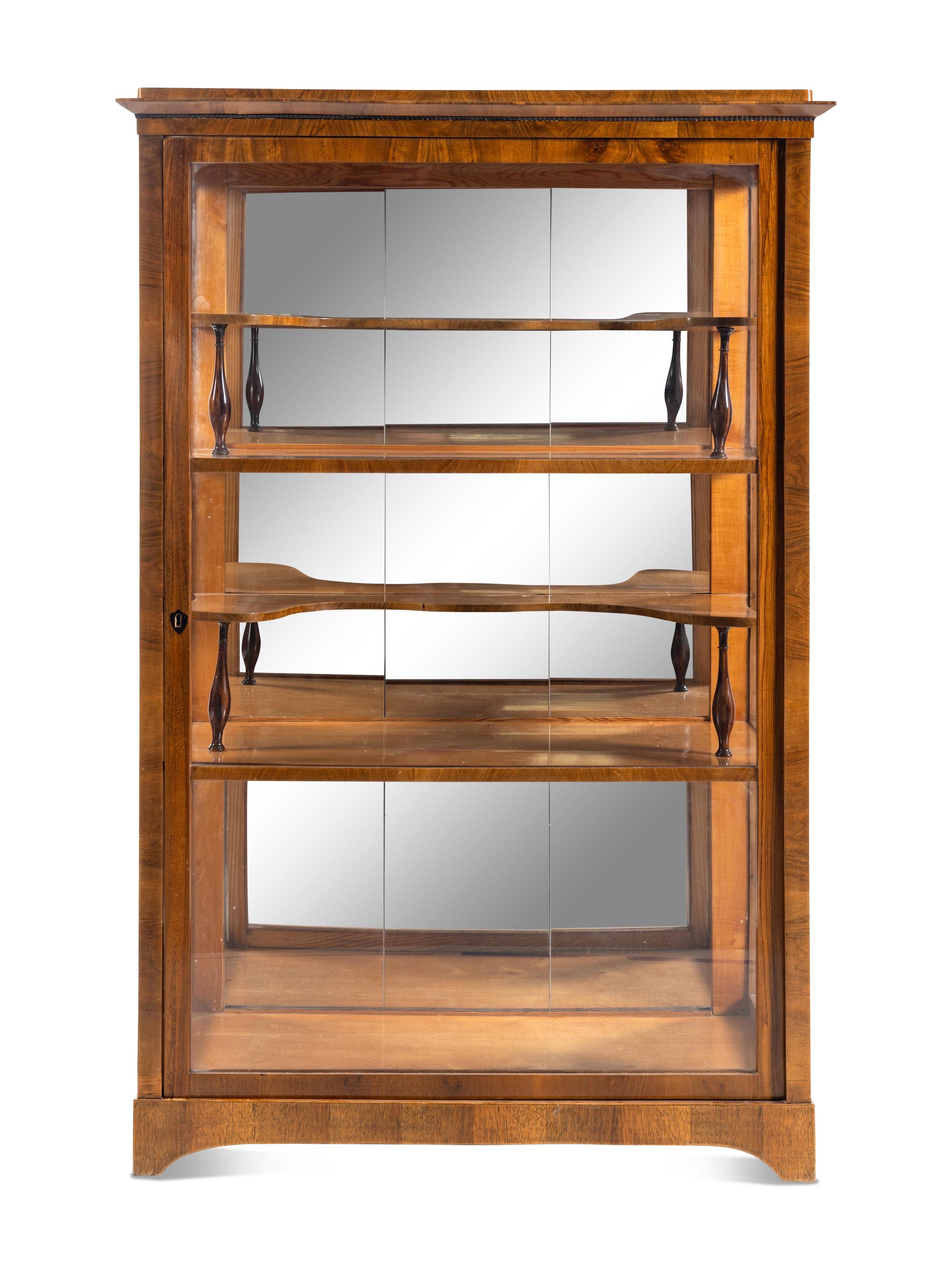 A Biedermeier Cherrywood Vitrine