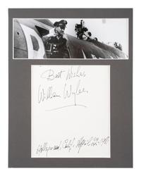 [WWII]. Large collection of signatures from Captain Robert Morgan and crew of the Memphis Belle .