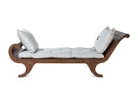 A Pair of Contemporary Patinated Metal Recamiers