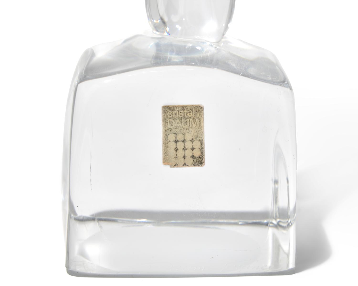 A Daum Crystal Glass Sculpture, 20th Century