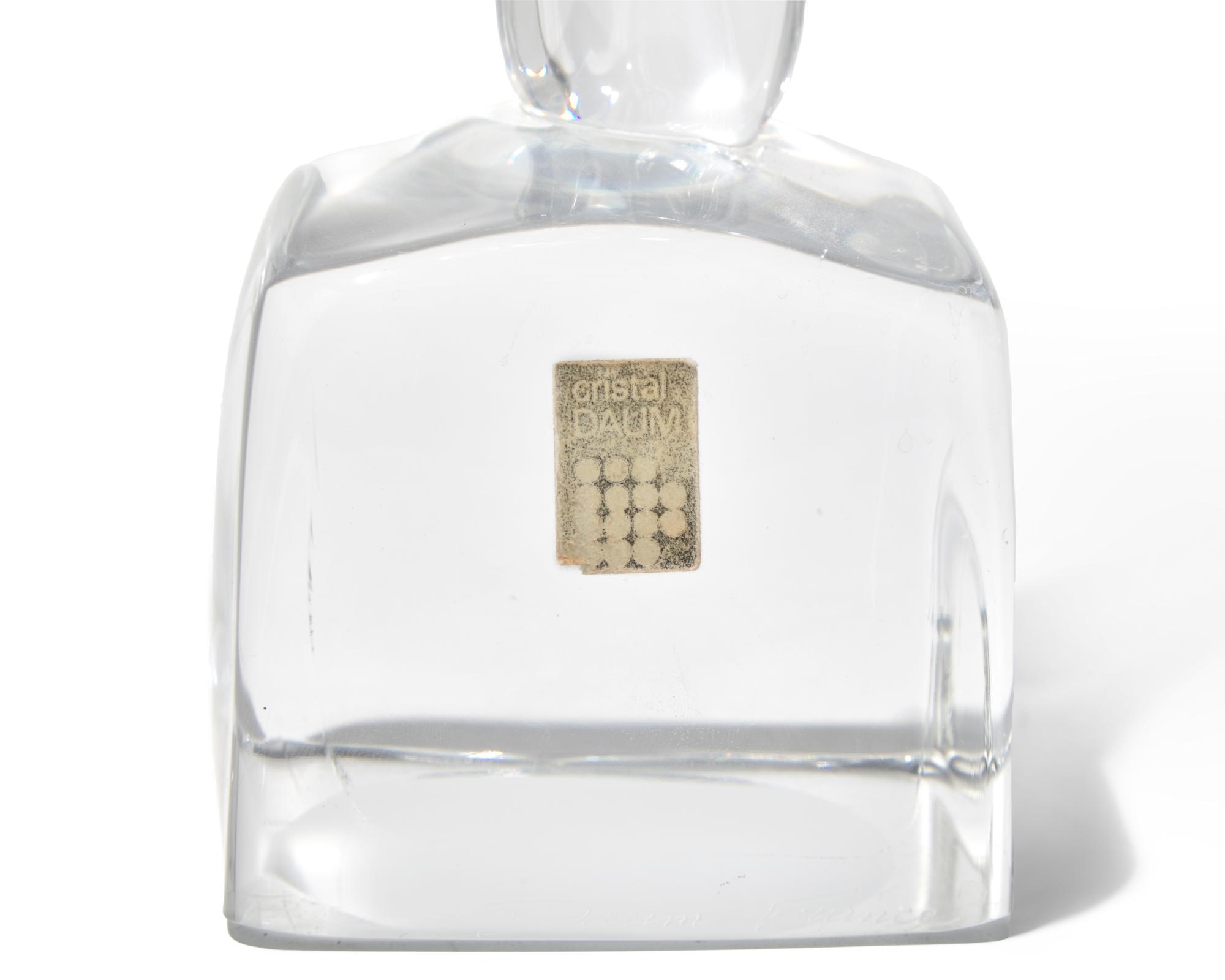 A Daum Crystal Glass Sculpture, 20th Century