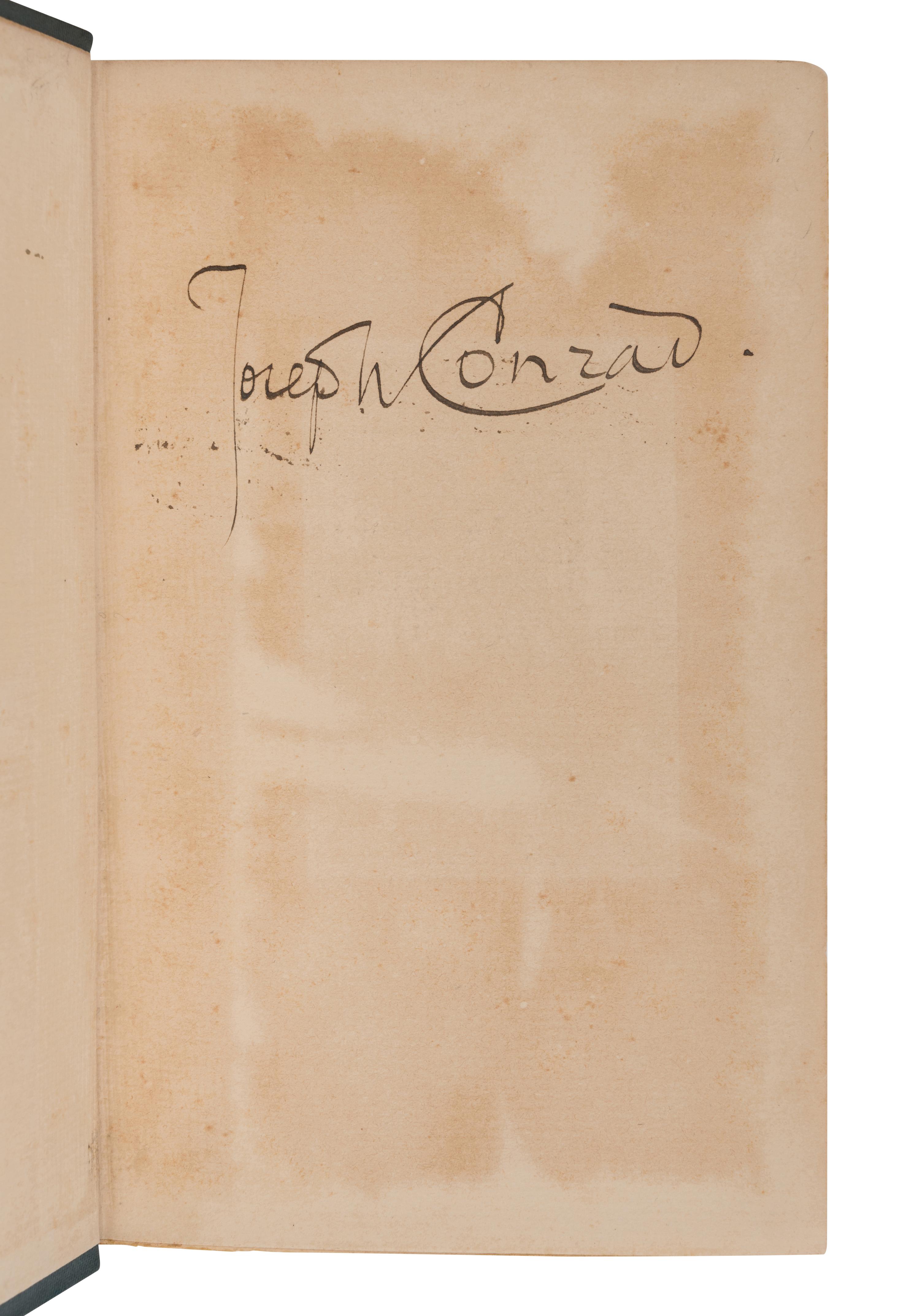 CONRAD, Joseph (1857-1924). Tales of Unrest. London: T. Fisher Unwin, 1898.