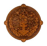 A Dutch Marquetry Flip-Top Game Table