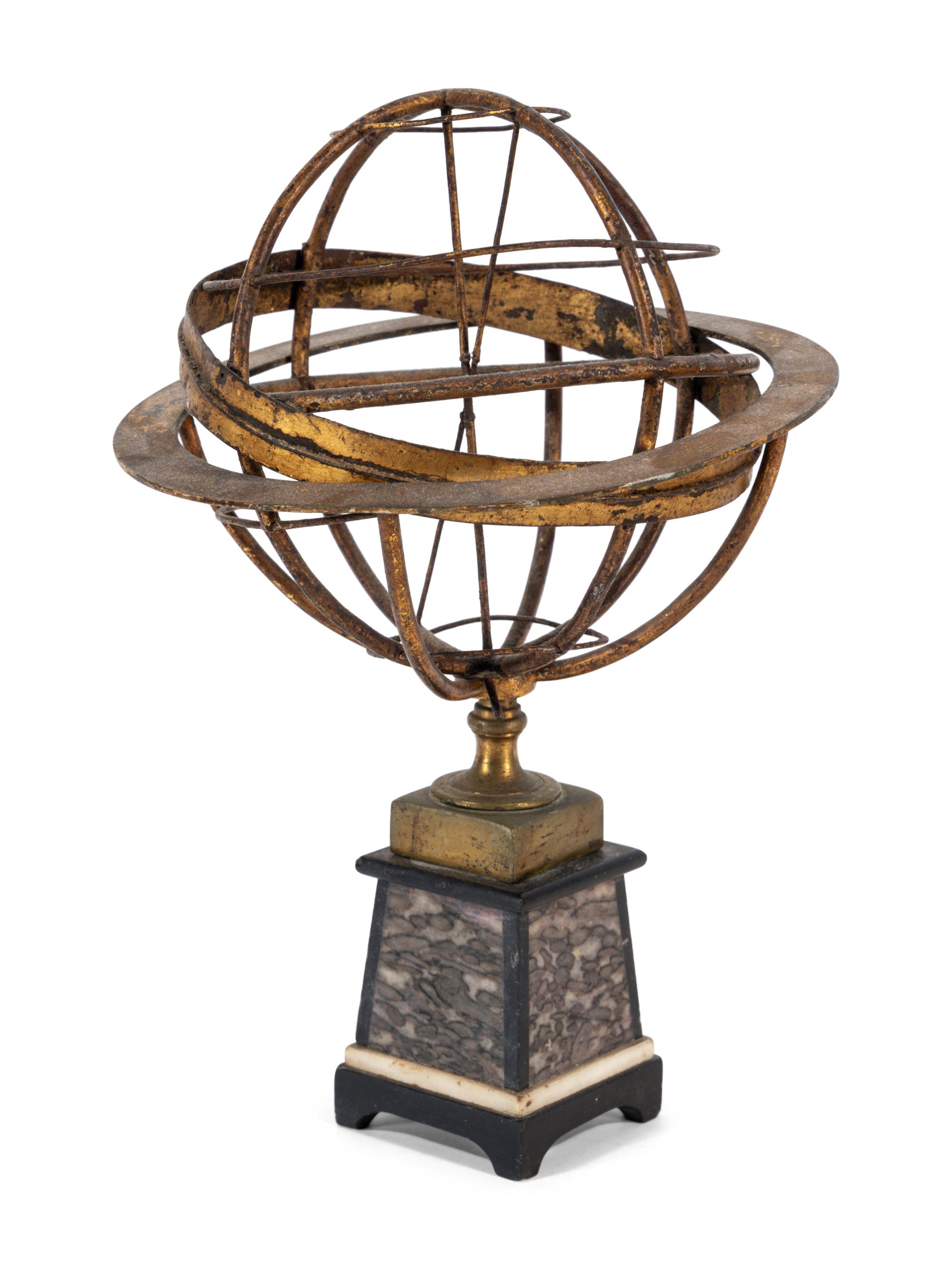 A Gilt Metal Armillary Sphere