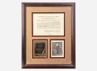 [Presidential]. Buchanan, James. Partially-Printed Document, signed