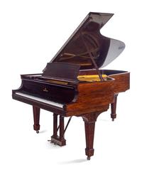 A Steinway & Sons Mahogany Grand Piano