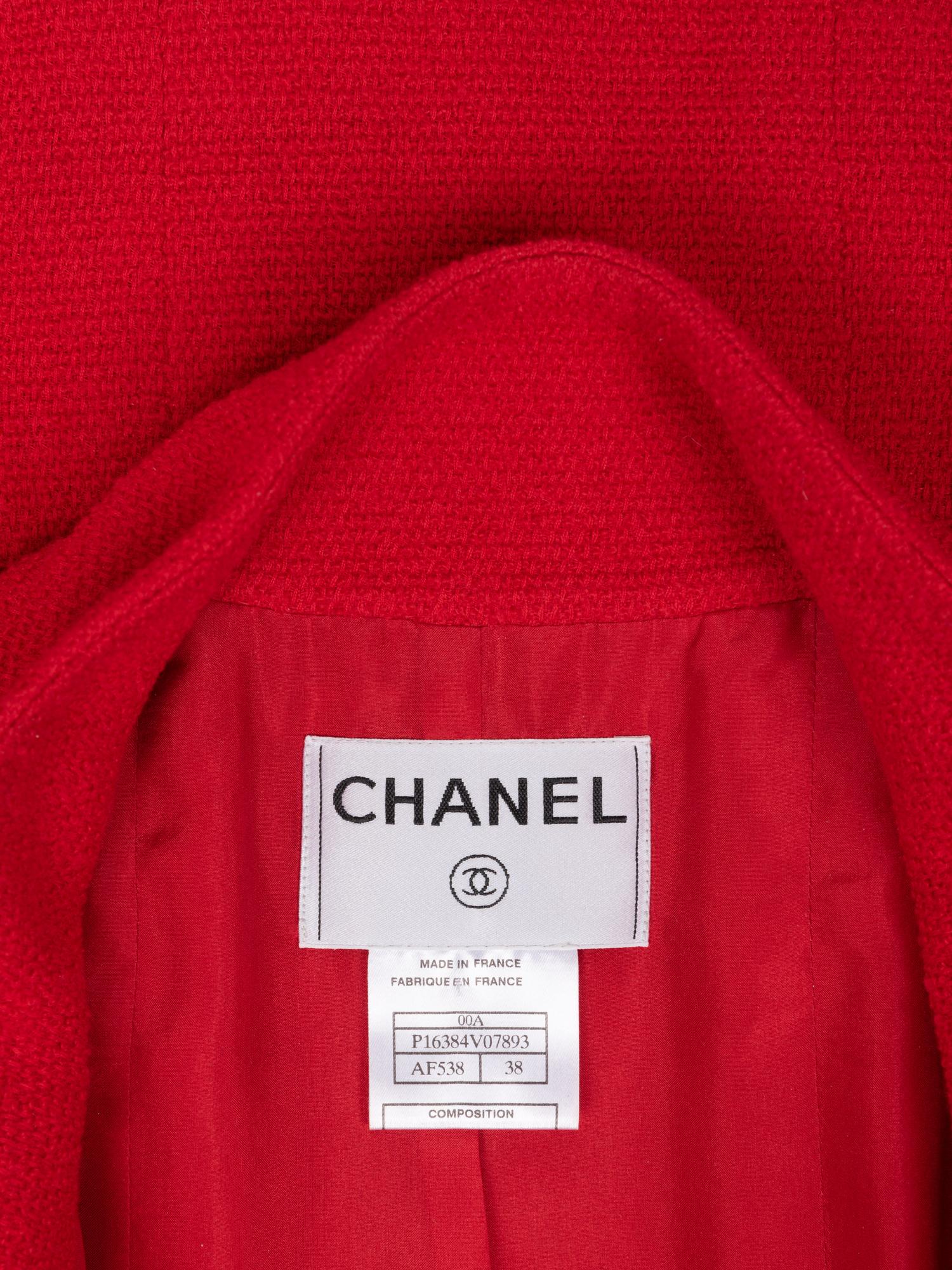 Chanel Wool Zip-Front Jacket, Fall 2000