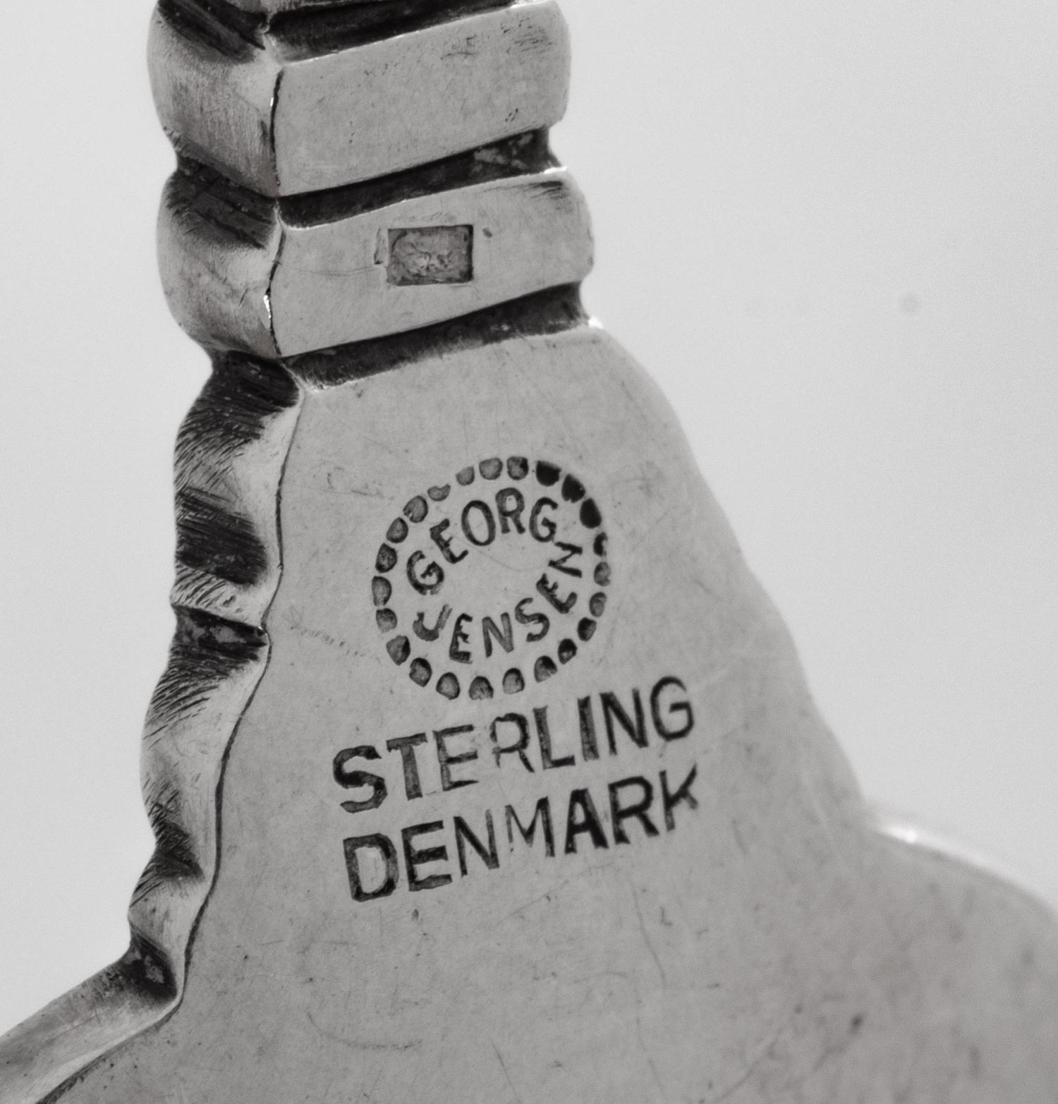 A Danish Silver Sugar Scoop