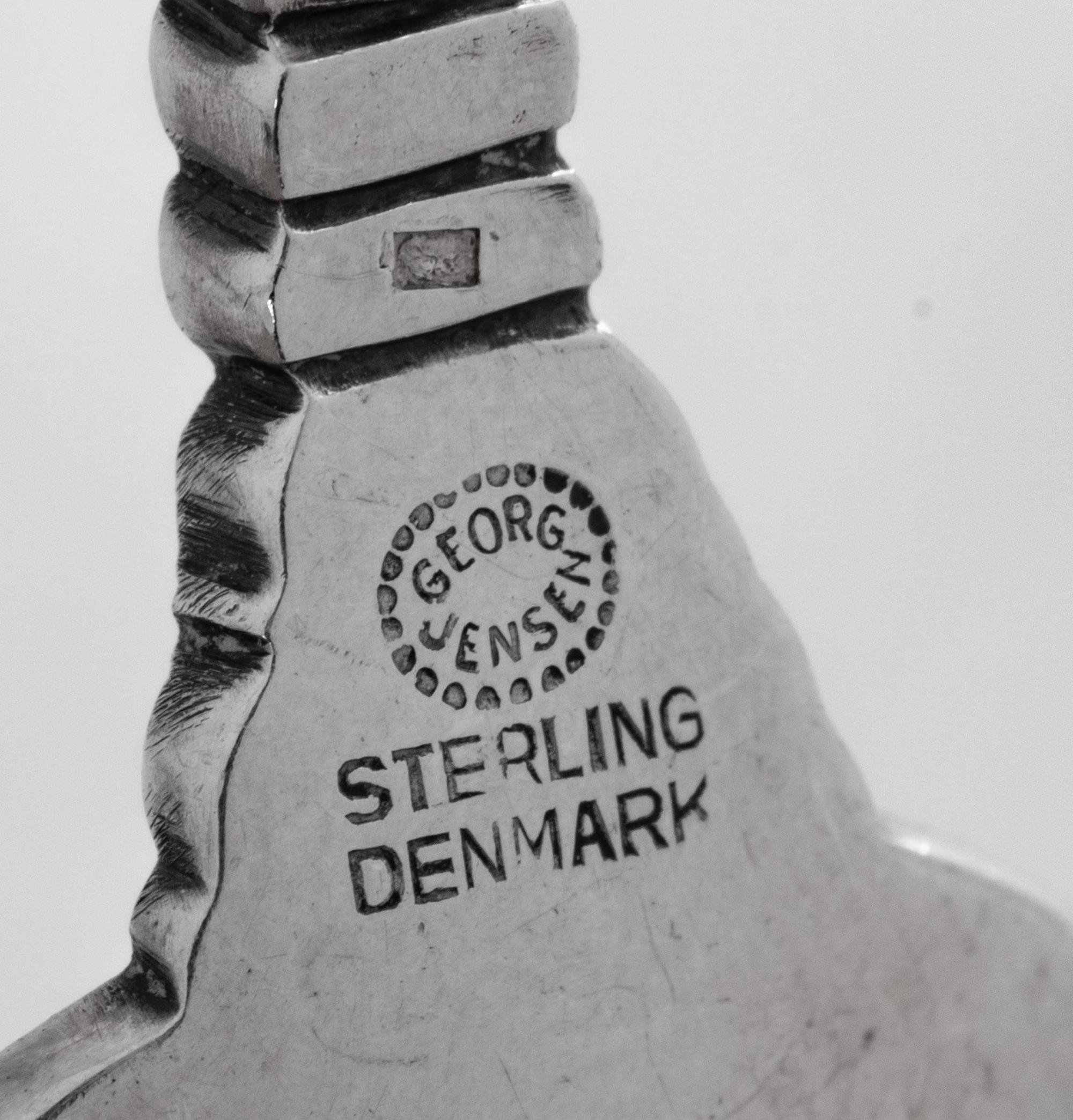 A Danish Silver Sugar Scoop