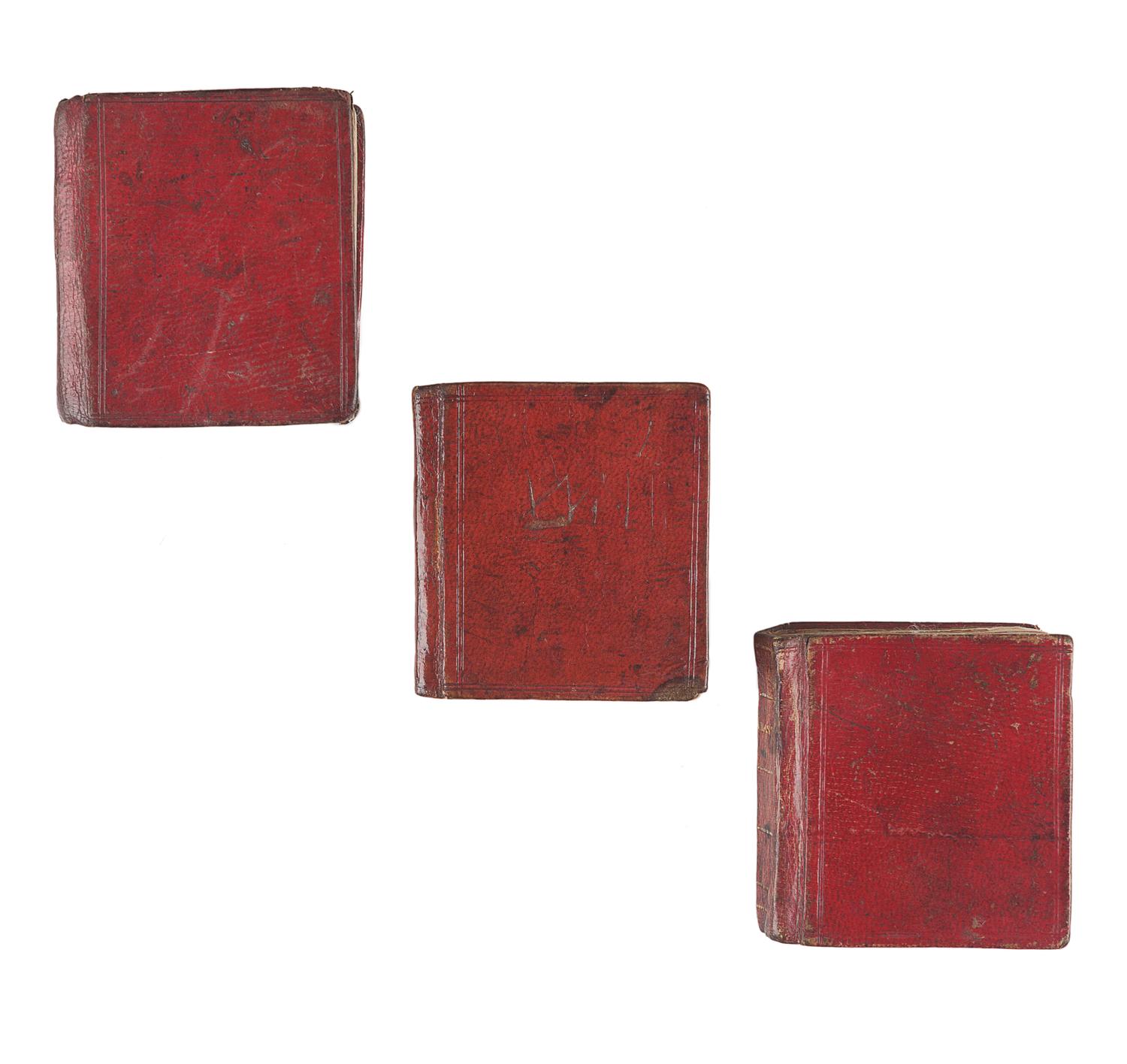 [MINIATURE BOOKS]. – MILLS, Alfred (1776-1833). A group of 3 works by Mills, comprising: