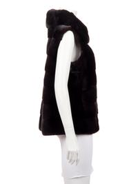 J. Mendel Mink Fur Vest with Detachable Sleeves