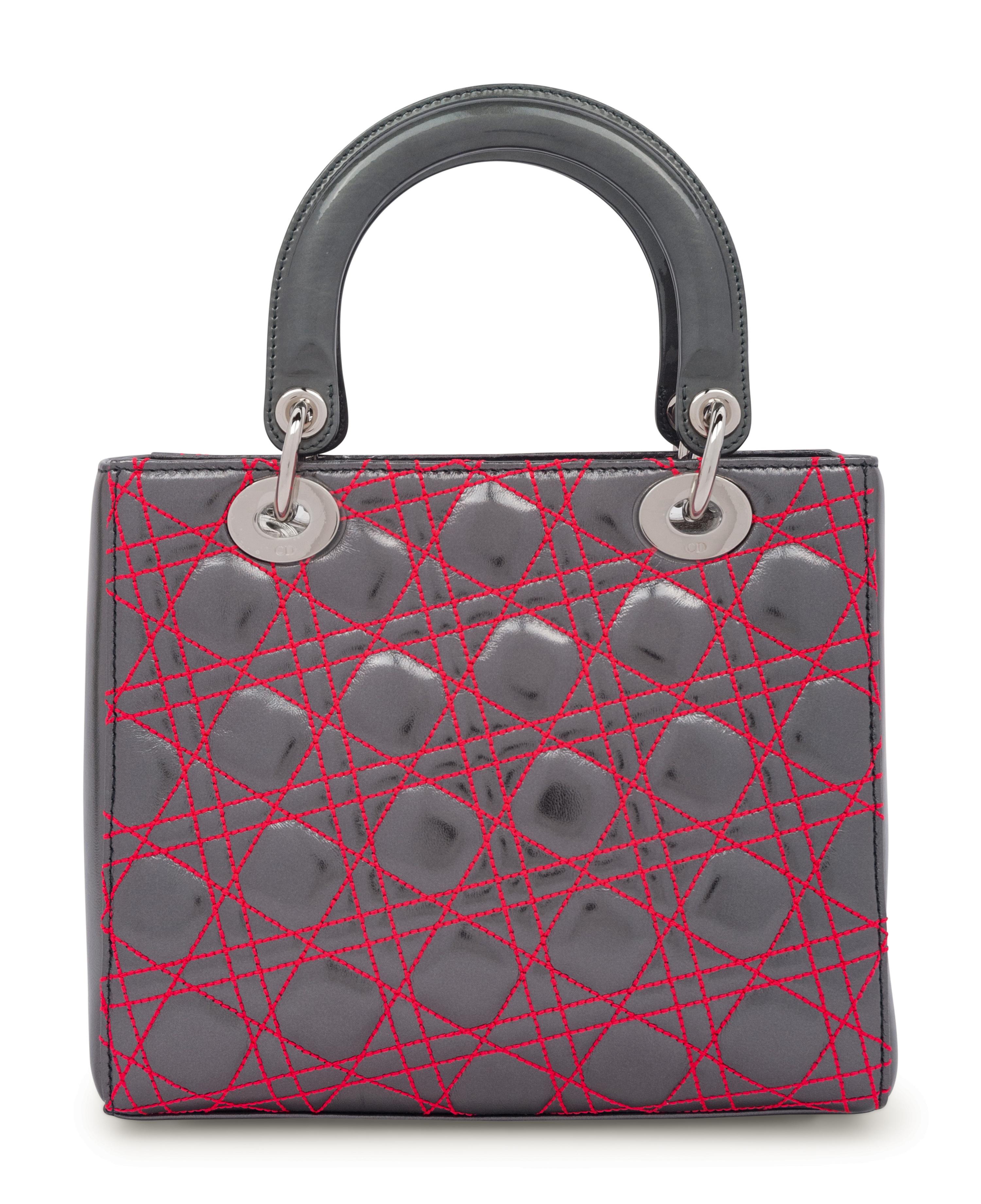Christian Dior Small Lady Dior Bag by Anselm Reyle, 2011