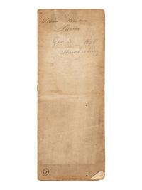 GEORGE III, King of England (1738-1820). Partly printed document signed, 19 March 1808. Counter-signed by Lord Hawkesbury and William Strachan.
