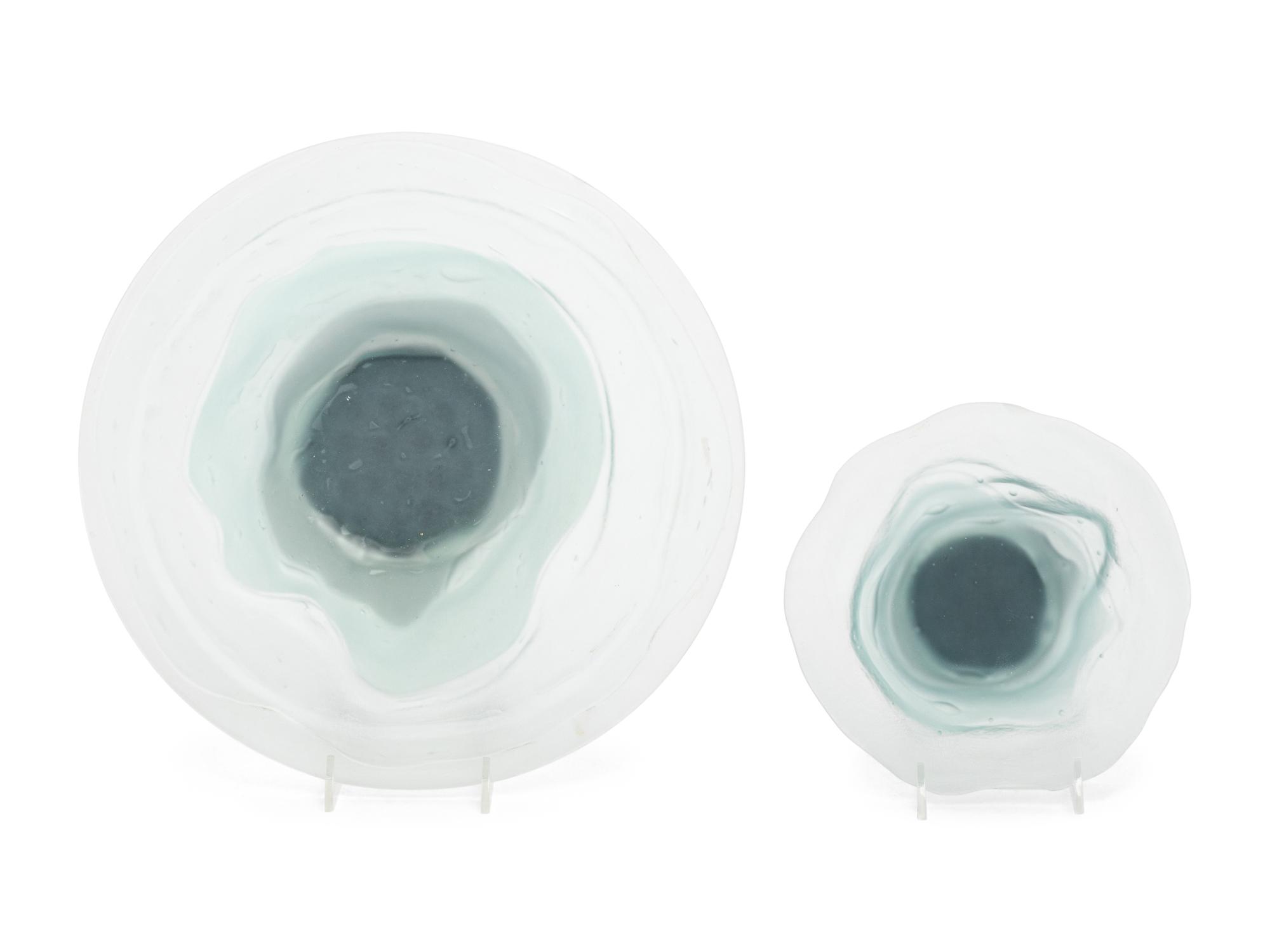 Set of Two Low Bowls