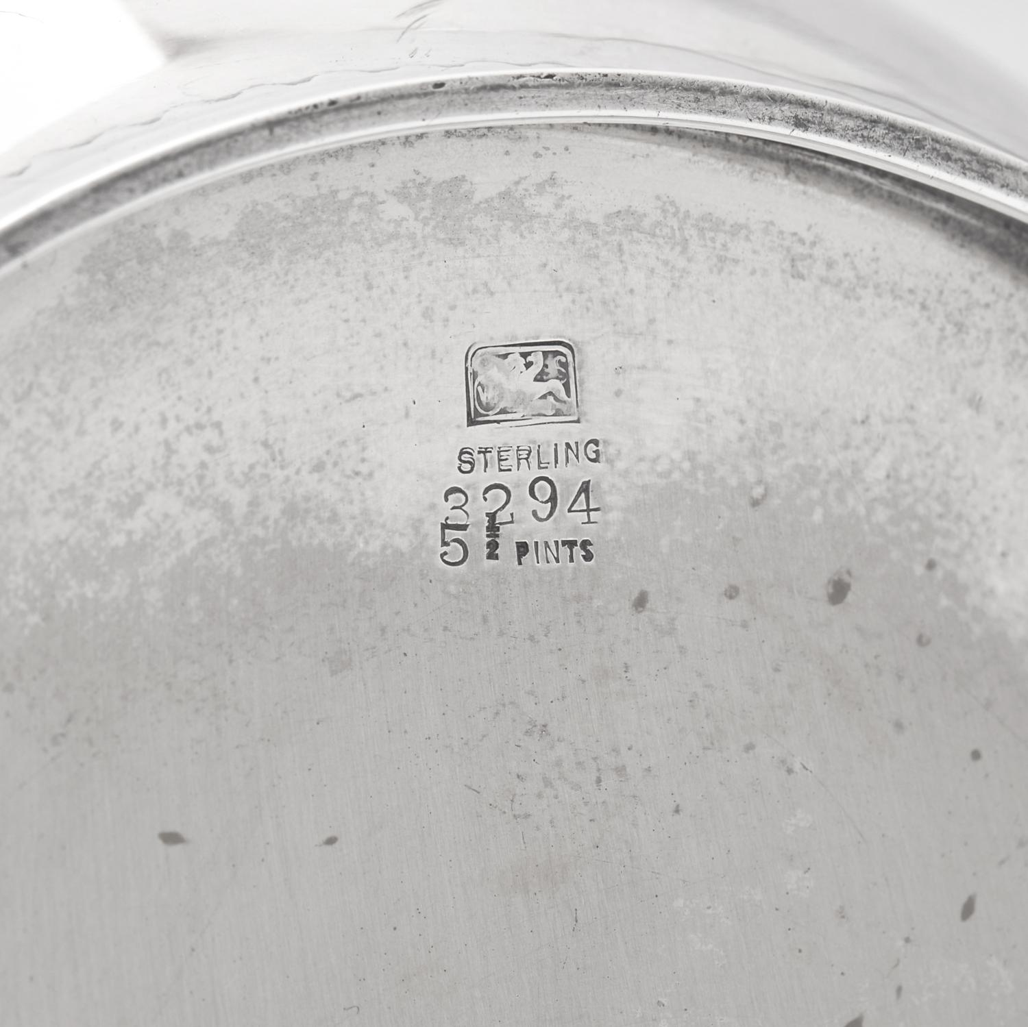 An Aesthetic Movement Sterling Silver Two-Handled Yacht Racing Trophy