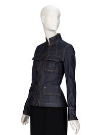 Yves Saint Laurent Rive Gauche, Fitted Denim Jacket