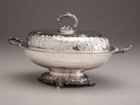 A William Gale & Son Coin Silver Tureen