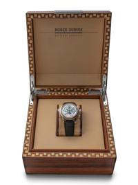ROGER DUBUIS, 18K WHITE GOLD PERPETUAL CALENDAR CHRONOGRAPH 'HOMMAGE' WATCH