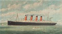Two Ship Line Advertisement Lithographs