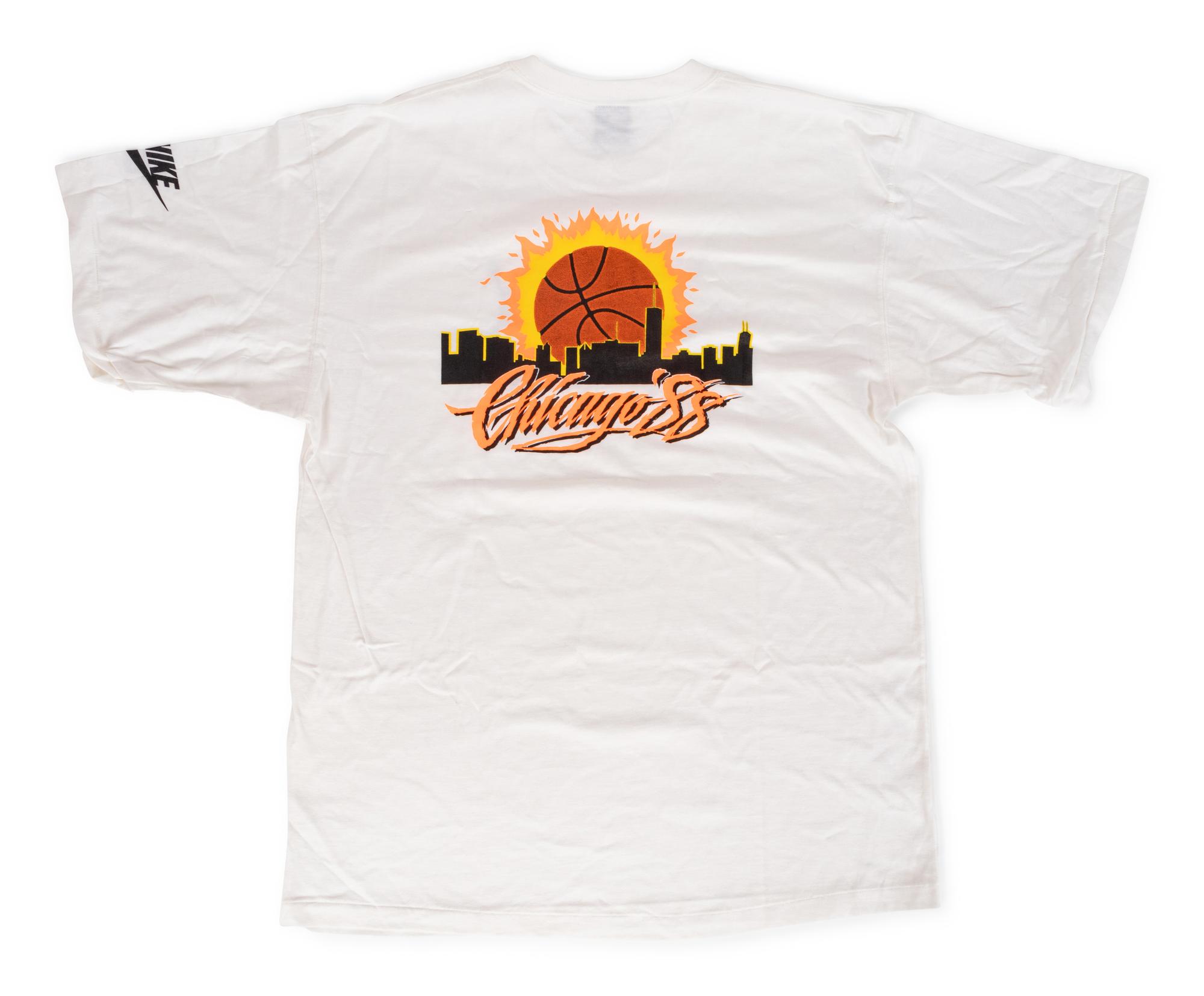 A Vintage Michael Jordan Signed Autograph Nike 1988 Slam Dunk Contest Shirt (Beckett Authentication Services BAS Certified),