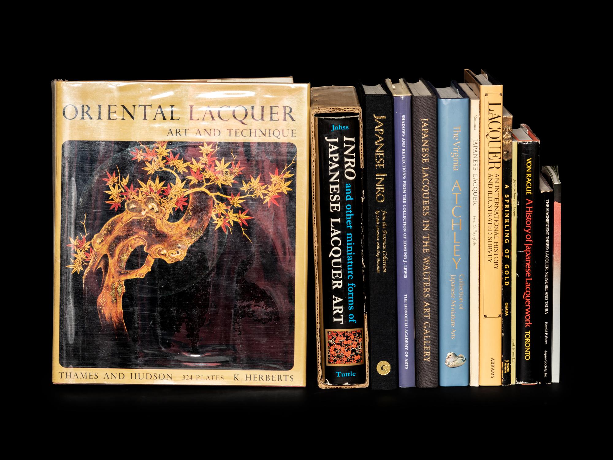 [LACQUER] A group of reference works about East Asian lacquer, comprising: