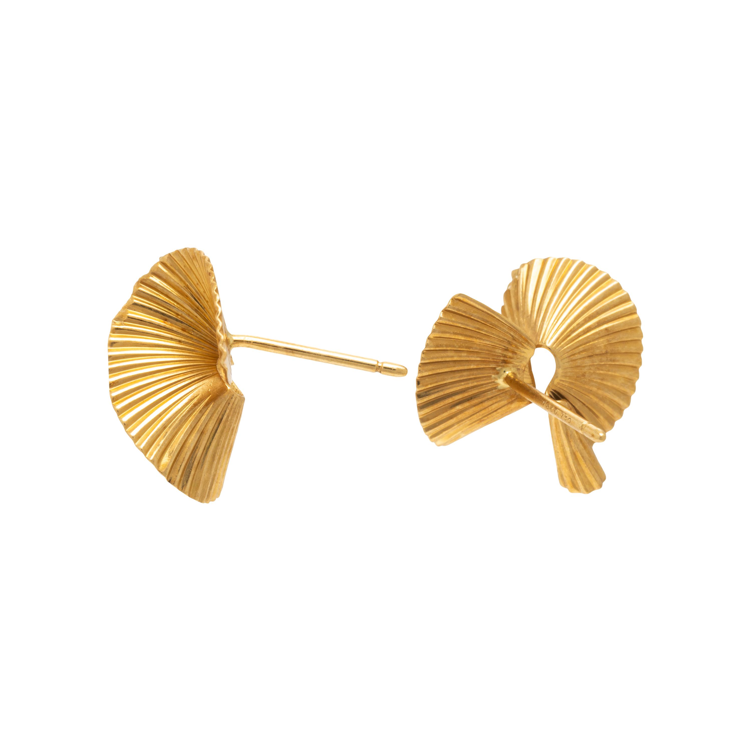 Tiffany & Co., Yellow Gold Earrings