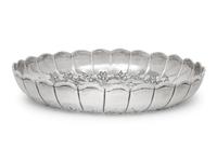 A George III Silver Armorial Sweetmeat Dish