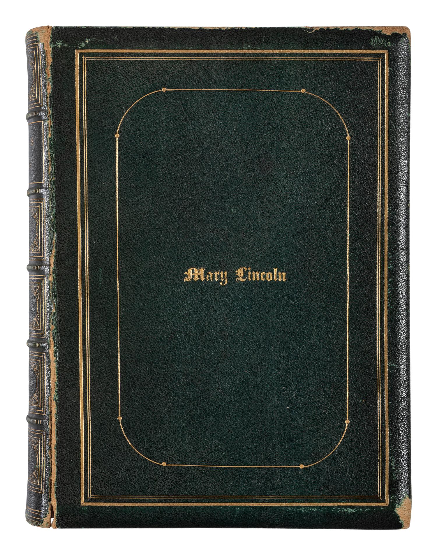 [LINCOLN, Mary Todd (1818-1882), her copy]. HOOD, Thomas (1799-1845). Poems of Thomas Hood . New York: G.P. Putnam and Son, 1872.