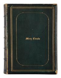 [LINCOLN, Mary Todd (1818-1882), her copy]. HOOD, Thomas (1799-1845). Poems of Thomas Hood . New York: G.P. Putnam and Son, 1872.