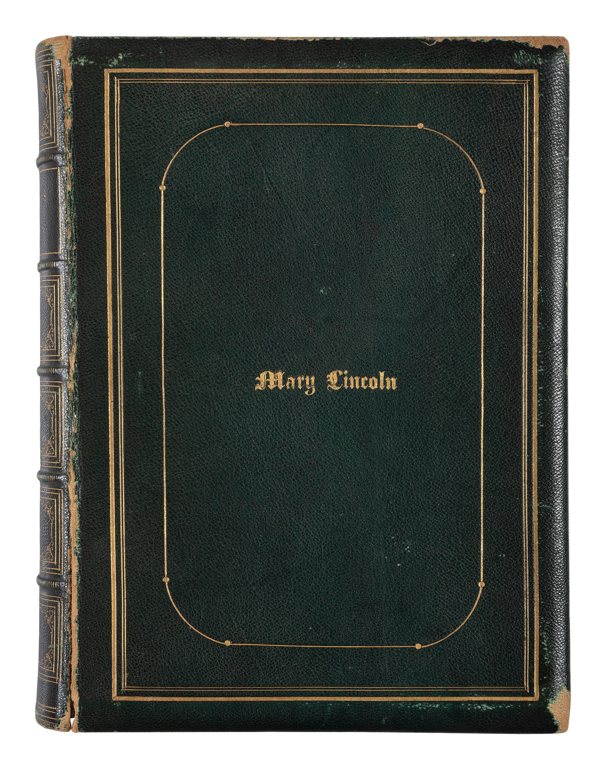 [LINCOLN, Mary Todd (1818-1882), her copy]. HOOD, Thomas (1799-1845). Poems of Thomas Hood . New York: G.P. Putnam and Son, 1872.