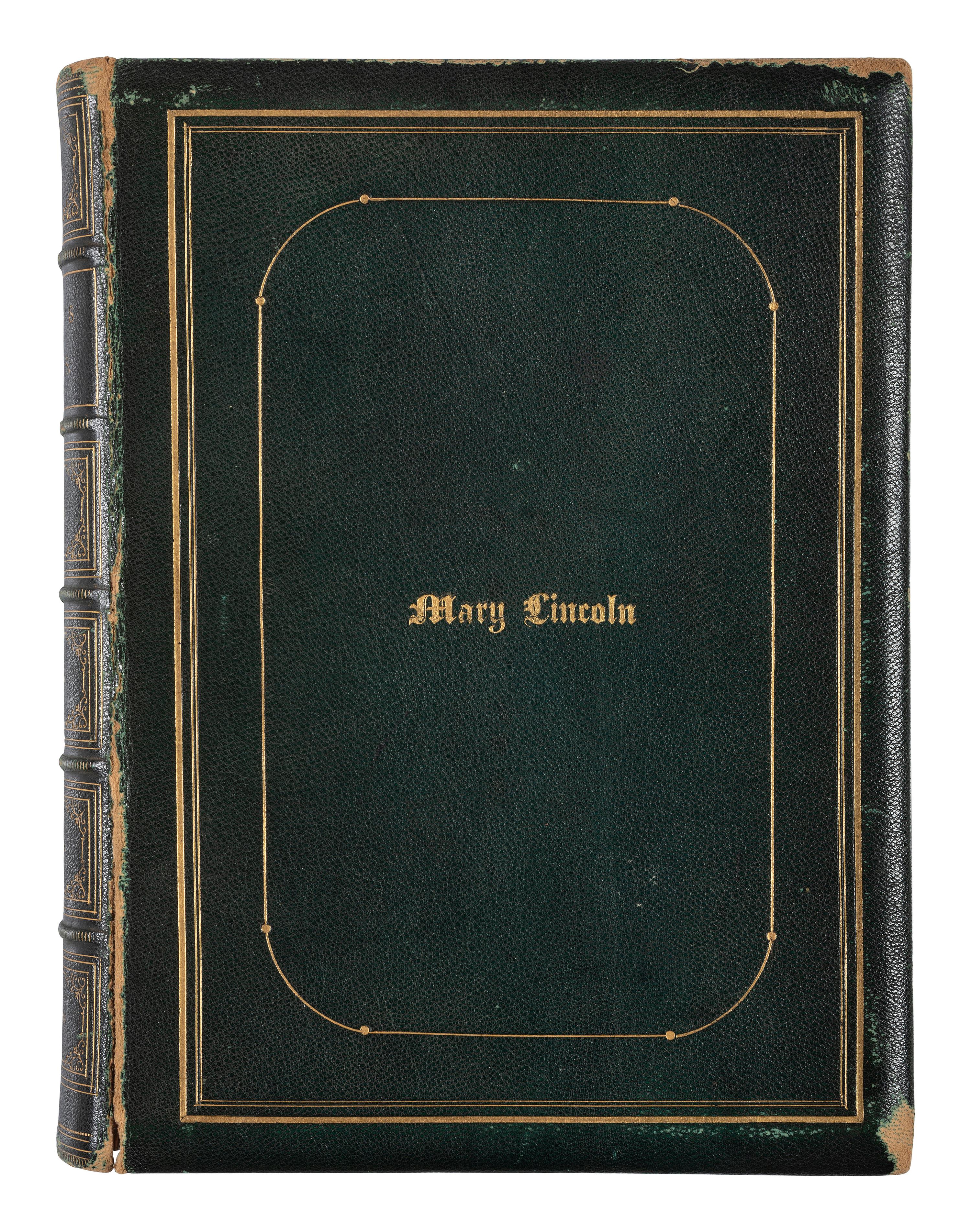 [LINCOLN, Mary Todd (1818-1882), her copy]. HOOD, Thomas (1799-1845). Poems of Thomas Hood . New York: G.P. Putnam and Son, 1872.