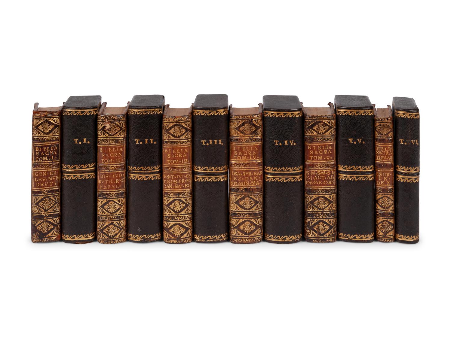 [MINIATURE BOOKS]. [BIBLE, in Latin]. Biblia Sacra. Cologne: Sumpt. Haered. Bern. Gualteri et Sociorum, 1639.