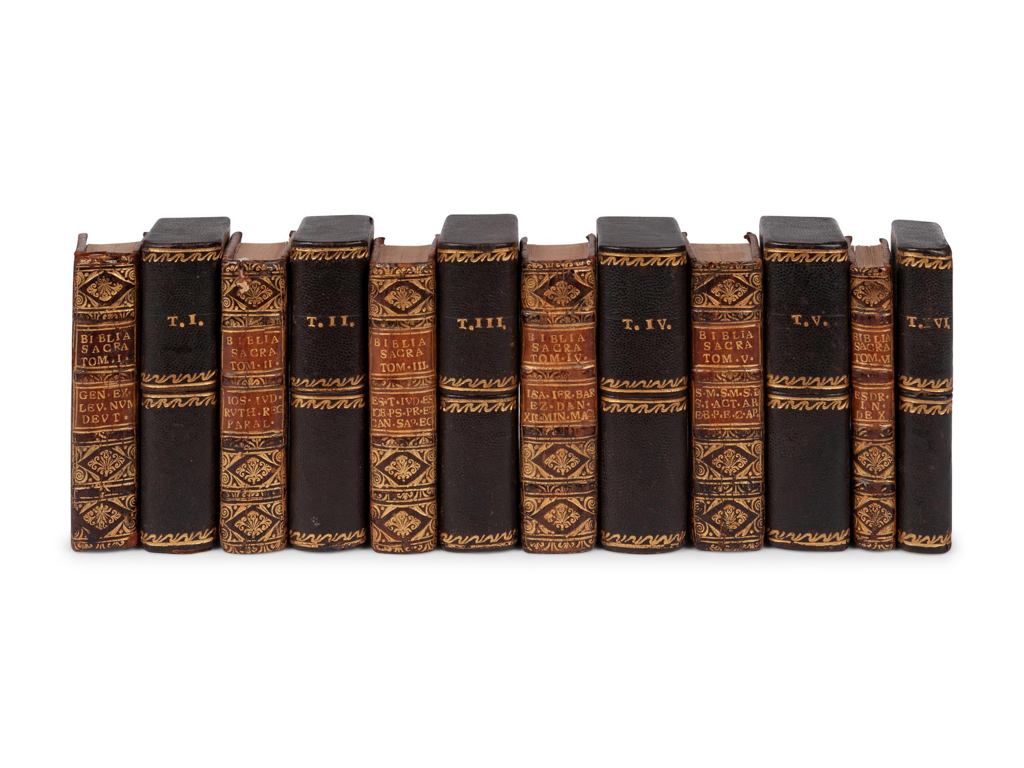 [MINIATURE BOOKS]. [BIBLE, in Latin]. Biblia Sacra. Cologne: Sumpt. Haered. Bern. Gualteri et Sociorum, 1639.