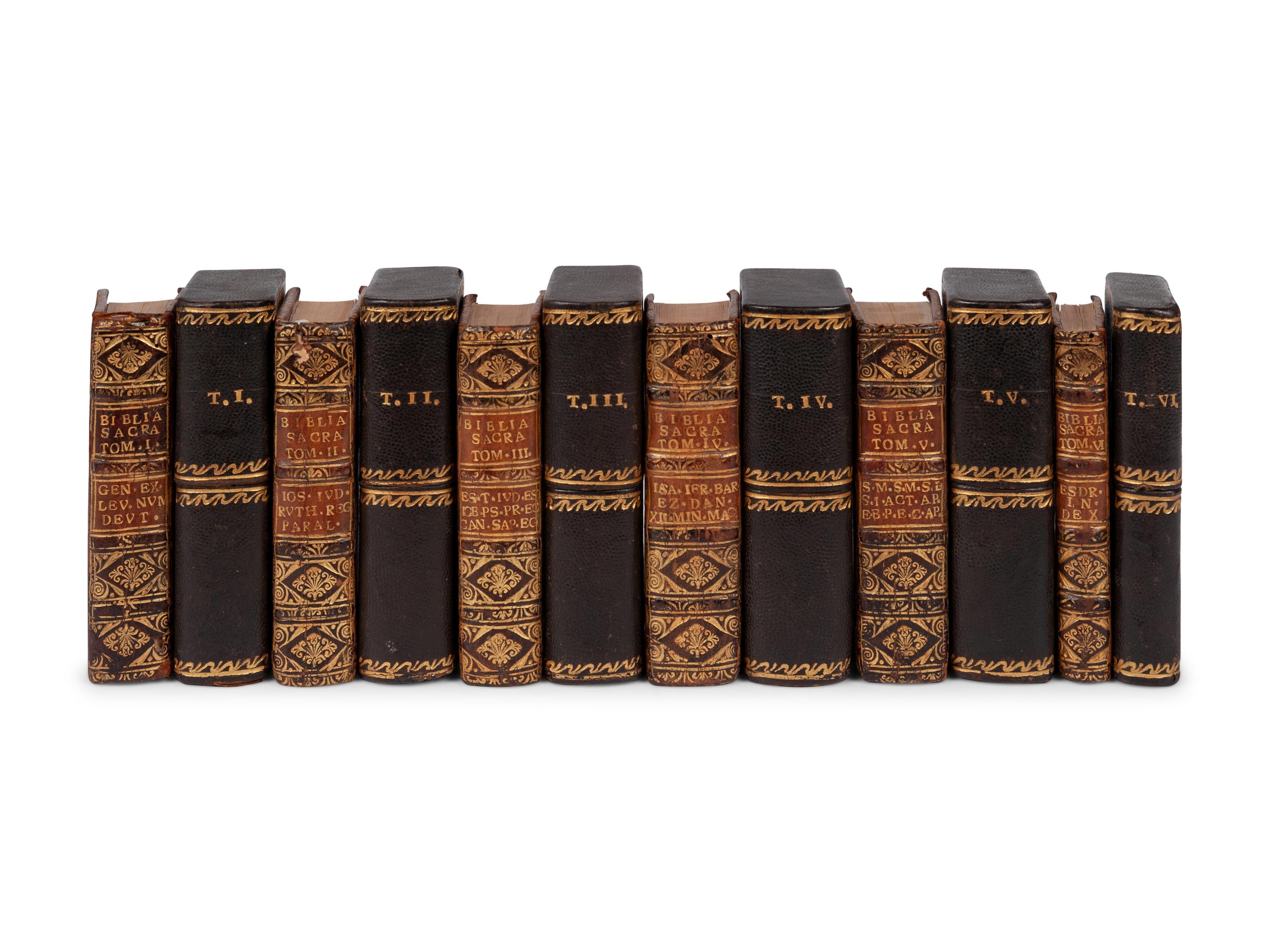 [MINIATURE BOOKS]. [BIBLE, in Latin]. Biblia Sacra. Cologne: Sumpt. Haered. Bern. Gualteri et Sociorum, 1639.
