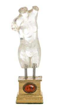 A Continental Rock Crystal Torso Height overall 8 7/8 inches. — 20TH/21ST CENTURY