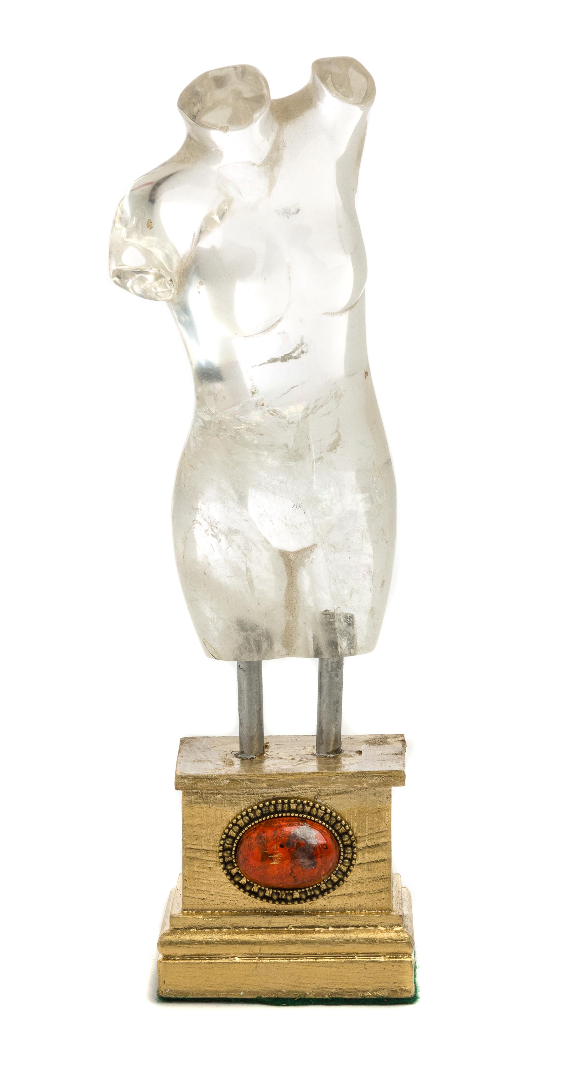 A Continental Rock Crystal Torso Height overall 8 7/8 inches. — 20TH/21ST CENTURY