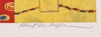 A Group of Four Abstract Works on Paper by 20th Century American Artists