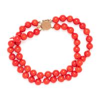 CORAL BEAD BRACELET