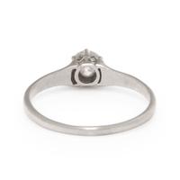 Diamond and Platinum Solitaire Ring
